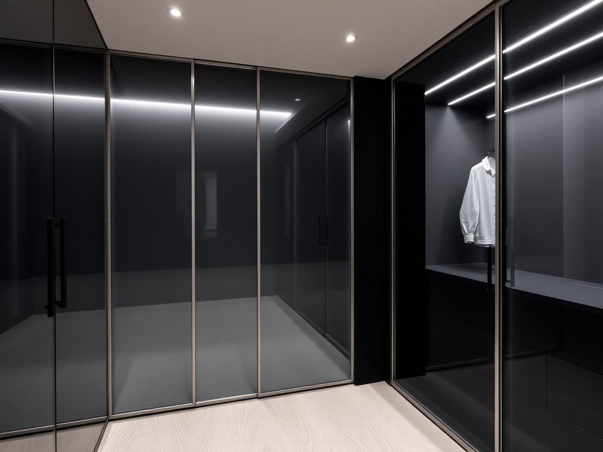 U handle — walk-in wardrobe doors